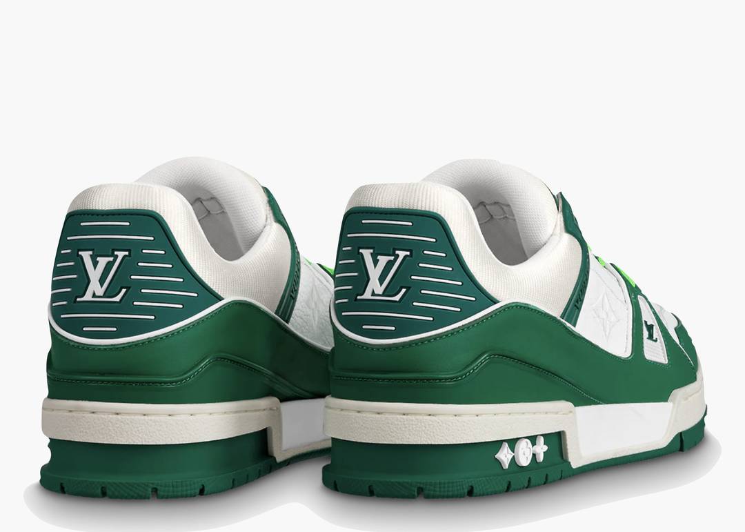 Louis Vuitton LV Trainer Sneaker Green. Size 10.0