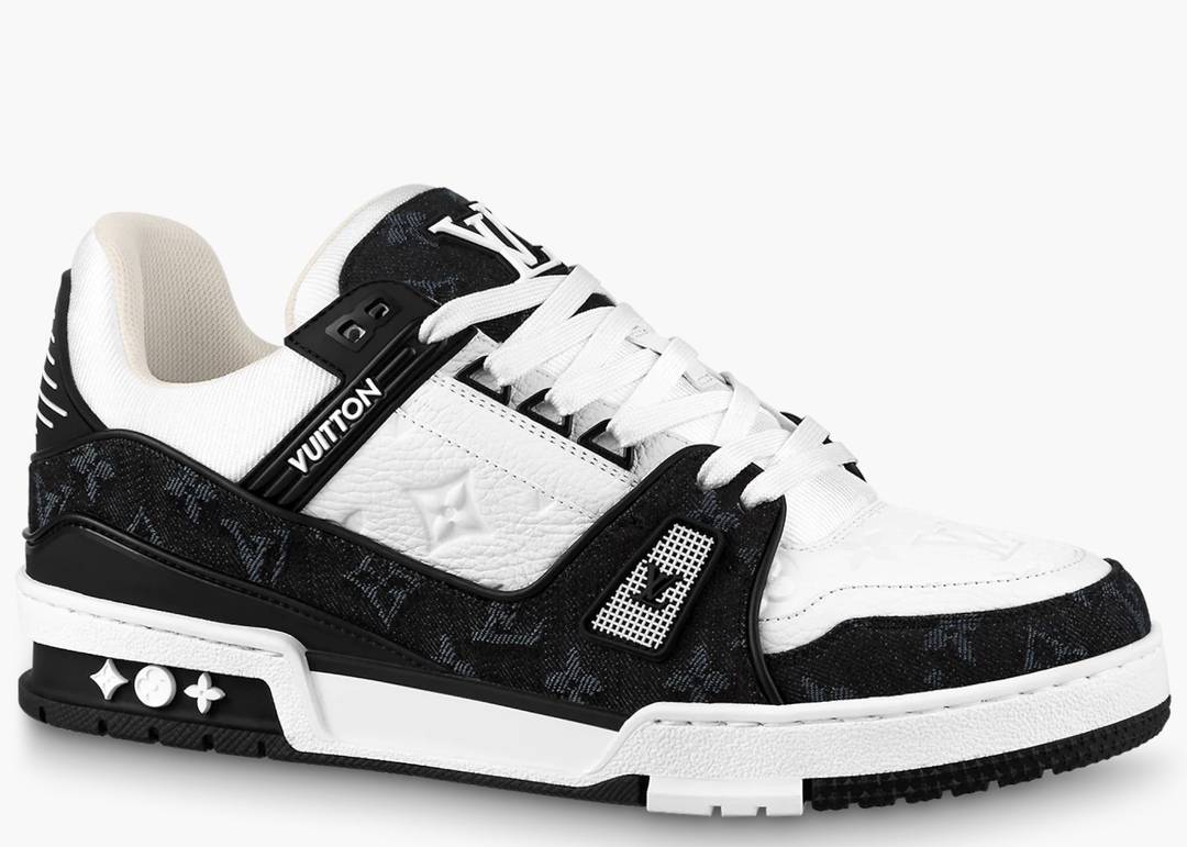 Louis Vuitton LV Trainer White Black White