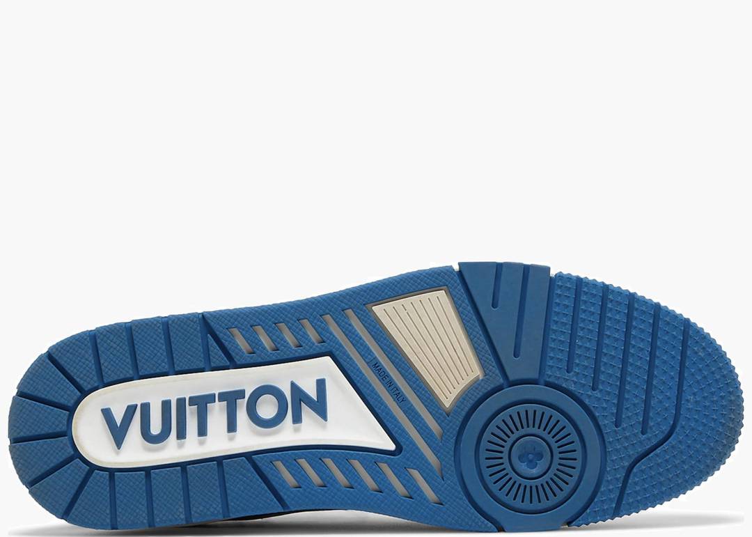 Louis Vuitton LV Trainer SS21 'White/Black/Blue' - 1A8Q7N