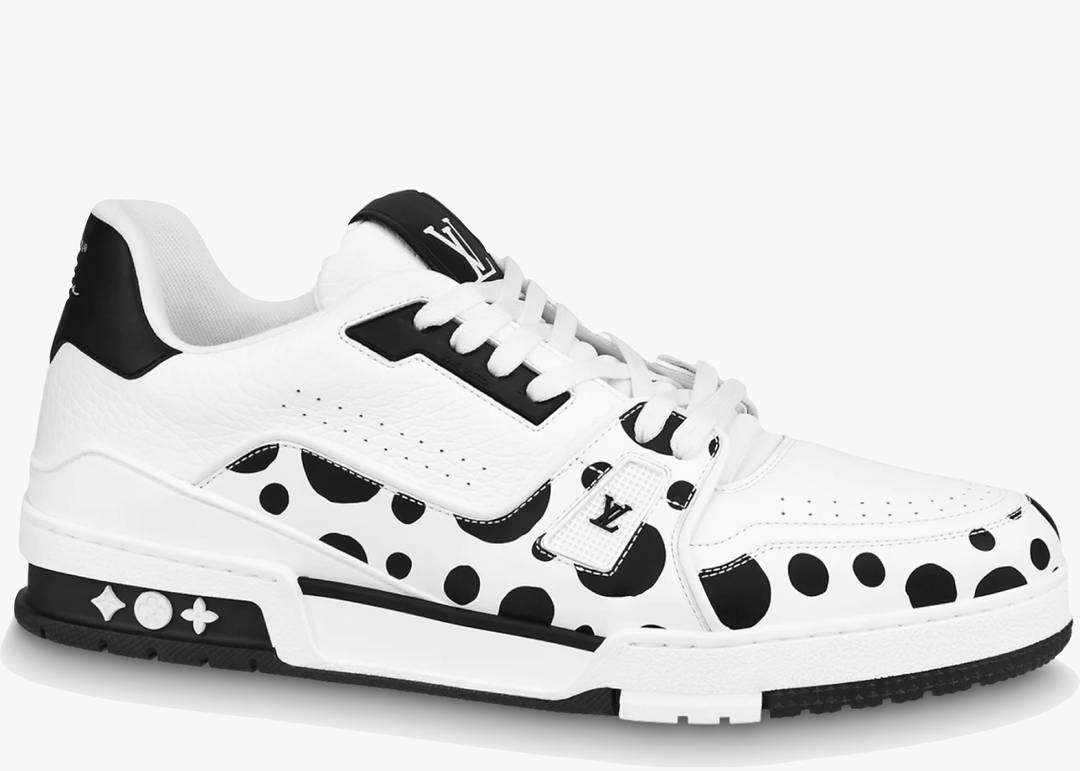 Louis Vuitton LV Trainer Yayoi Kusama Black White