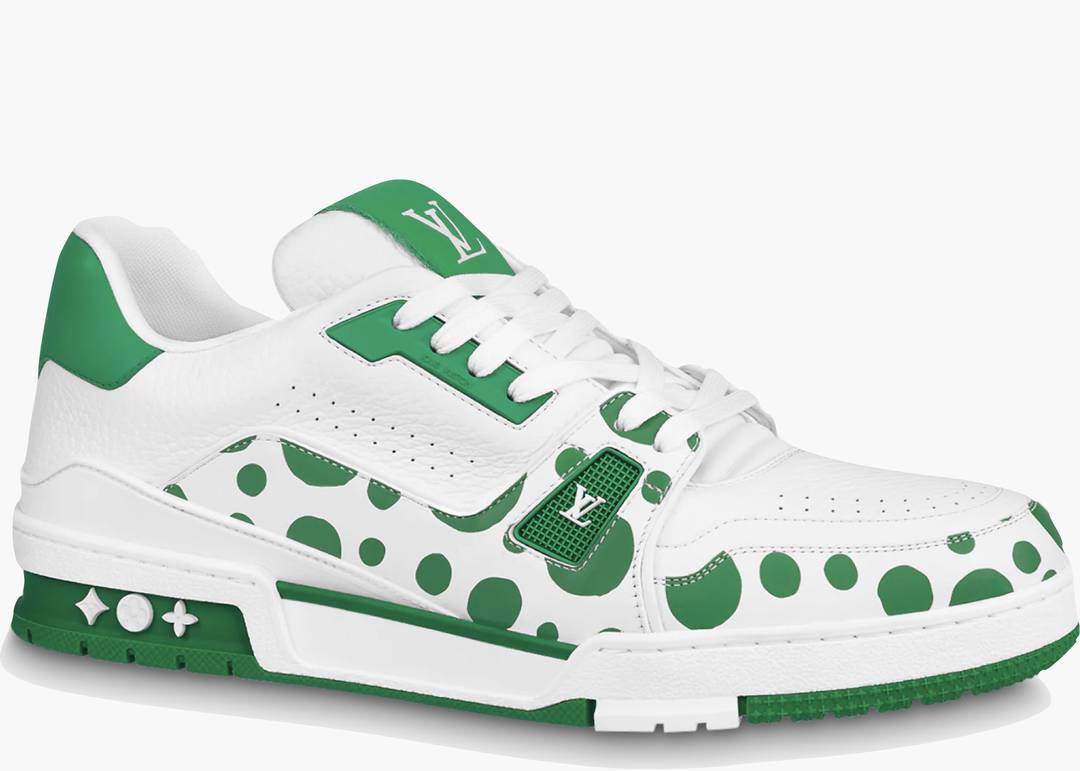 Louis Vuitton LV Trainer Sneaker Low White Green