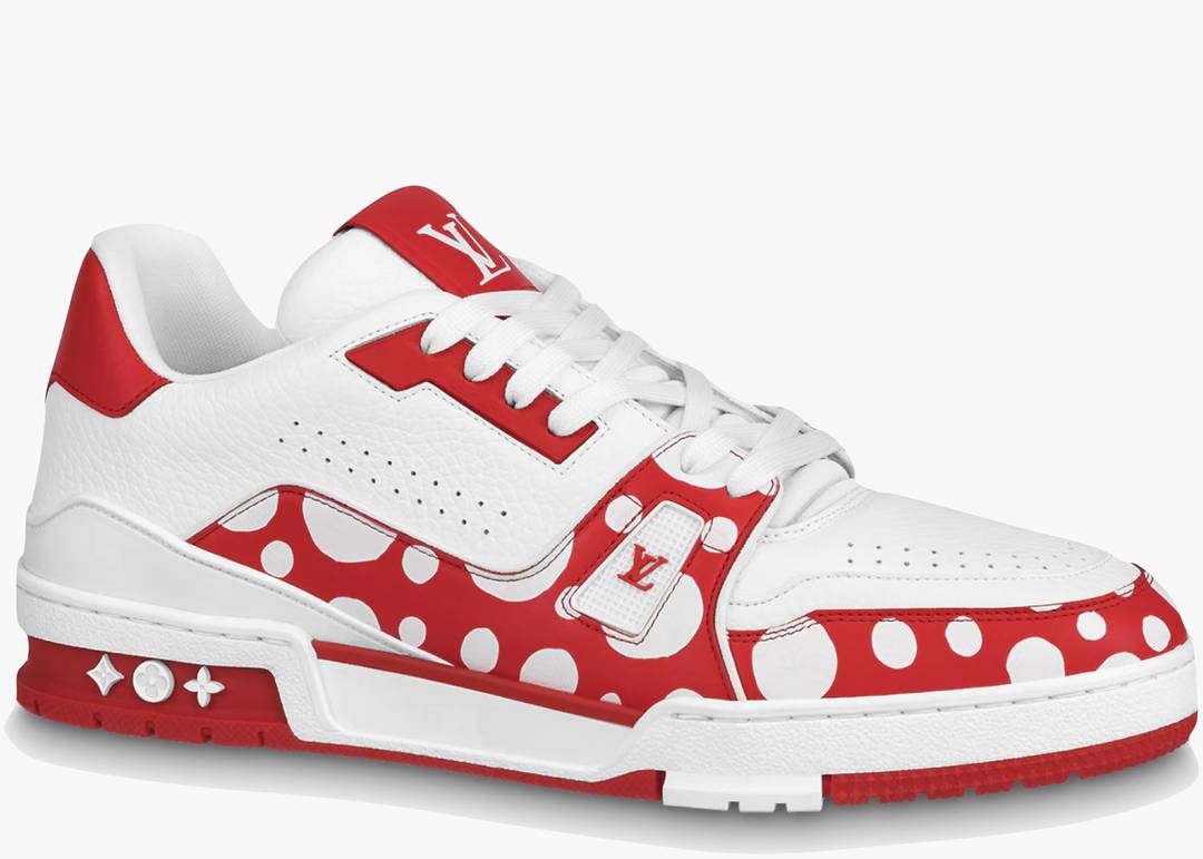 Louis Vuitton Trainers Red And White