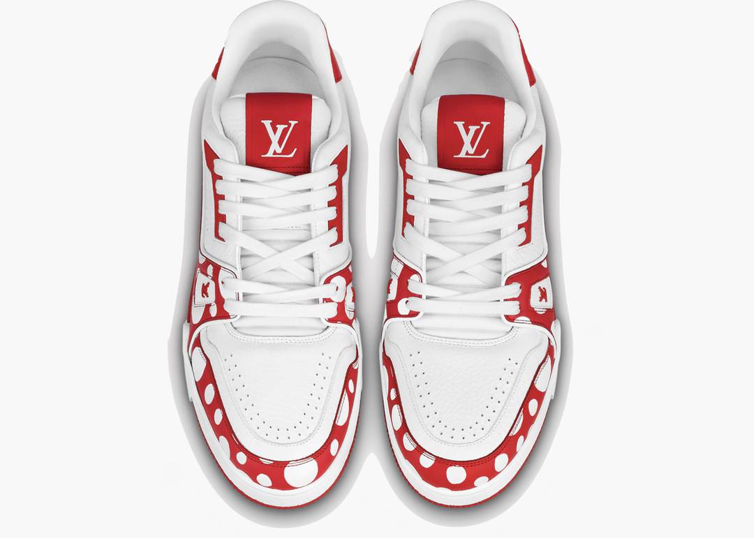 Louis Vuitton LV Trainer Yayoi Kusama Red White