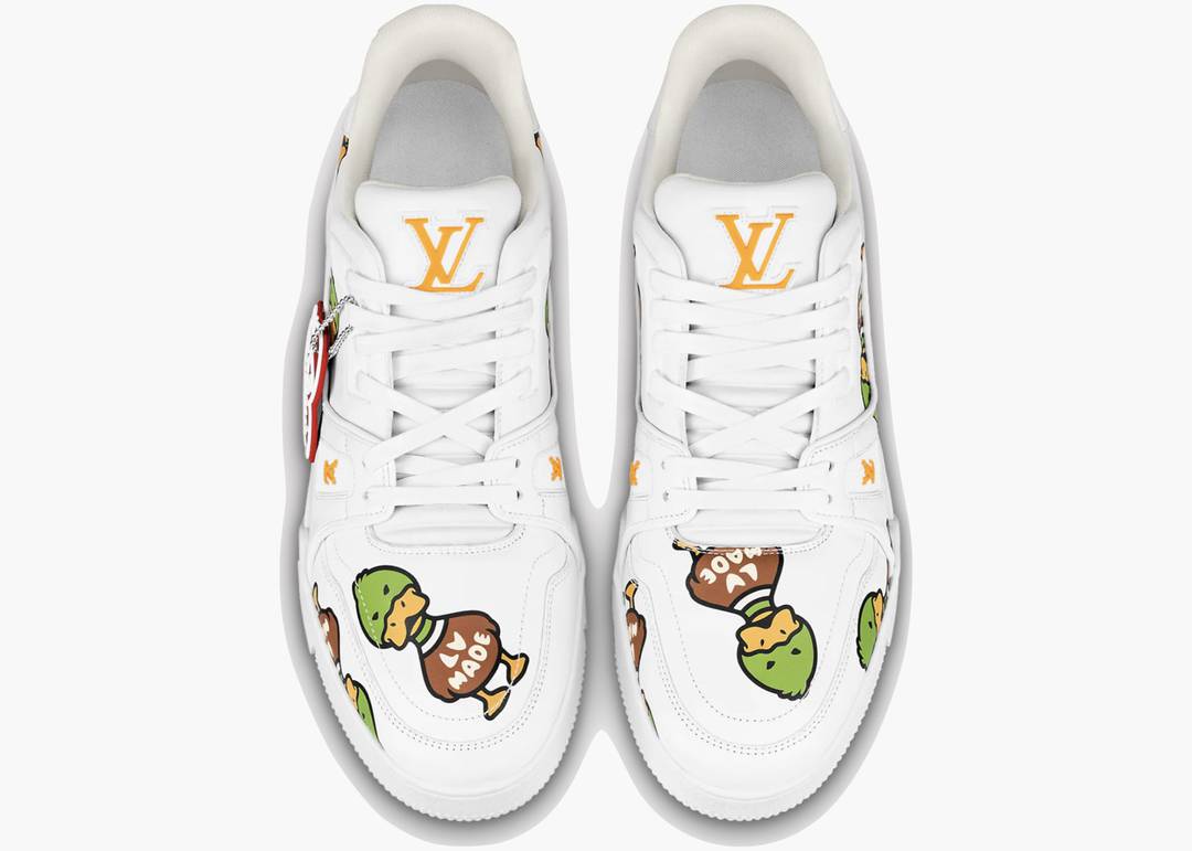 lv made duck logo