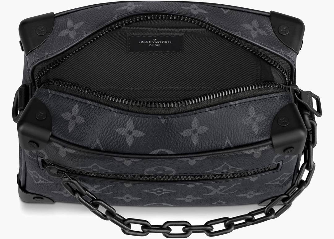 Louis Vuitton Mini Soft Trunk Monogram Eclipse Black in Coated