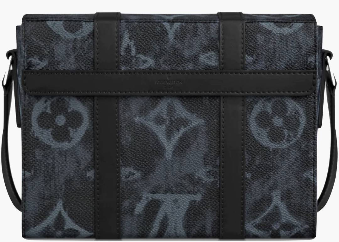 Louis Vuitton Monogram Pastel Noir Canvas Nano  Messenger in Canvas  with Silver-toneLouis Vuitton Monogram Pastel Noir Canvas Nano   Messenger in Canvas with Silver-tone - OFour