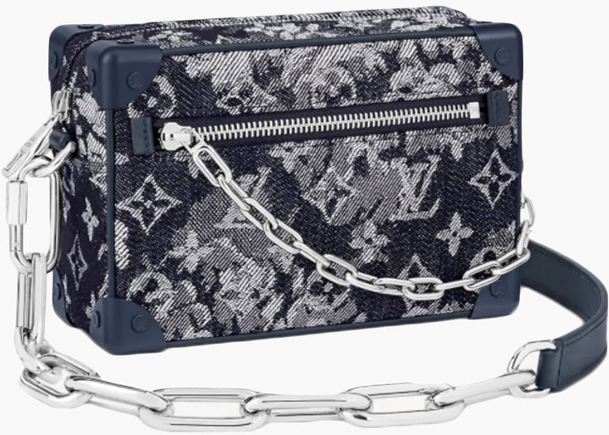 Louis Vuitton Mini Soft Trunk Metallic in Metallic Nebula Coated Canvas  with Silver-tone - US