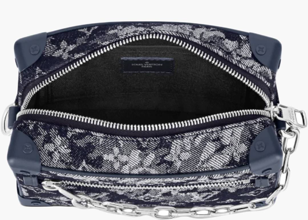 Louis Vuitton Mini Soft Trunk Metallic in Metallic Nebula Coated Canvas  with Silver-tone - US