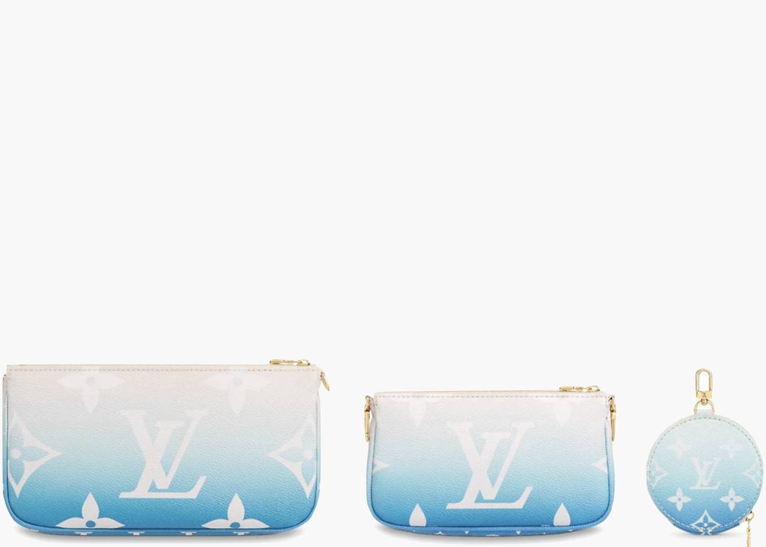 Louis Vuitton Multi Pochette Gradient Pastel Mist in Coated Canvas with  Gold-tone - US