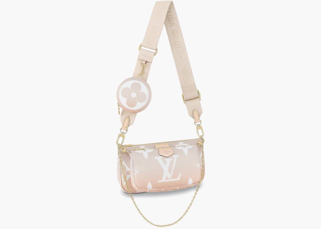 Louis Vuitton Multi Pochette Gradient Pastel Mist in Coated Canvas with  Gold-tone