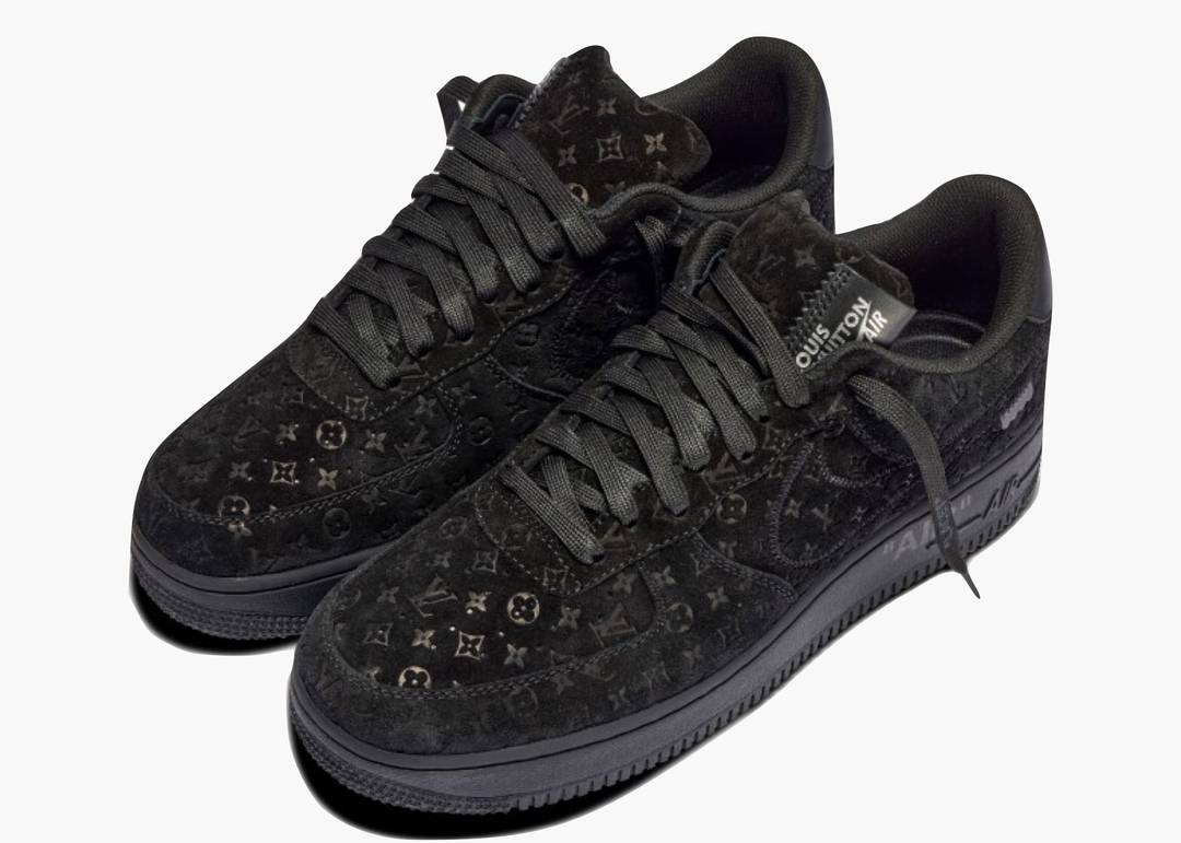 HotelomegaShops - LOUIS VUITTON X NIKE AIR FORCE 1 LOW BY VIRGIL ABLOH  BLACK METALLIC SI - nike g nsw tank jersey