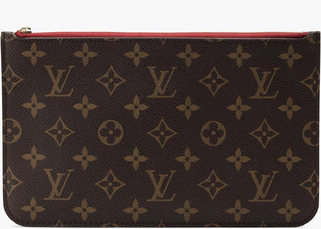 Louis Vuitton Monogram Neverfull Pochette MM/GM Cerise