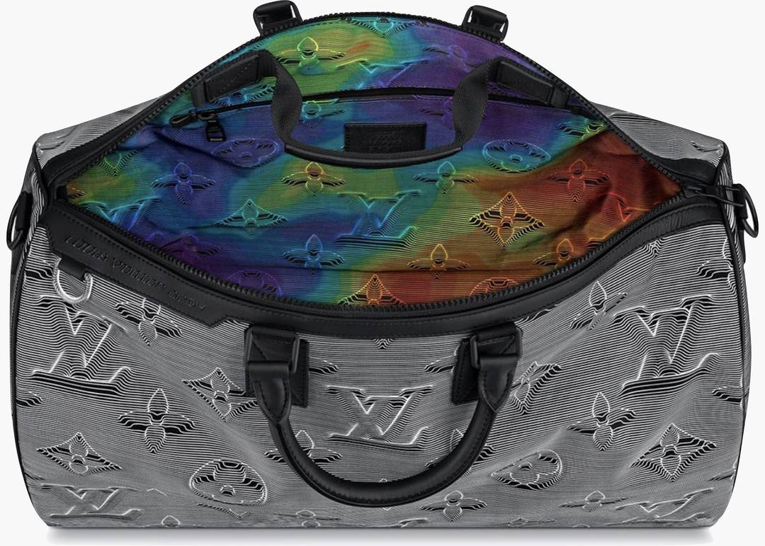 Louis Vuitton Keepall Bandouliere Monogram Galaxy 50 Black Multicolor in  Coated Canvas with Black-tone - US