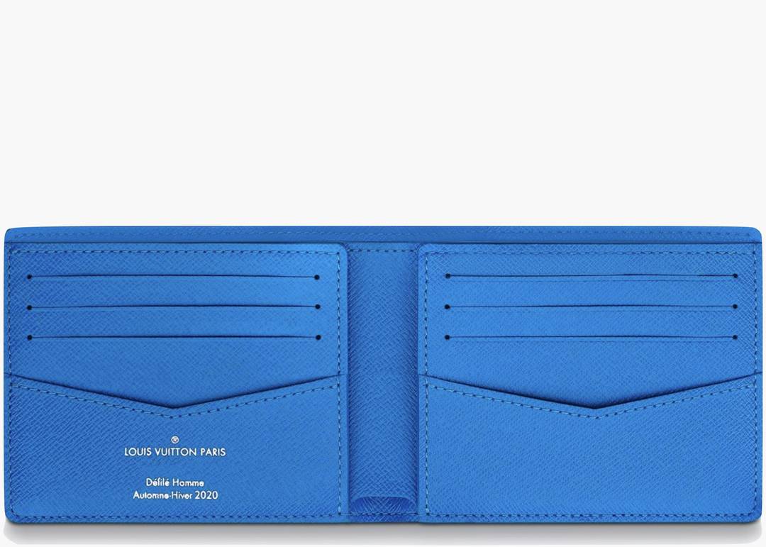 Louis Vuitton® Slender Wallet Blue. Size  Luxury wallet, Long wallet, Louis  vuitton