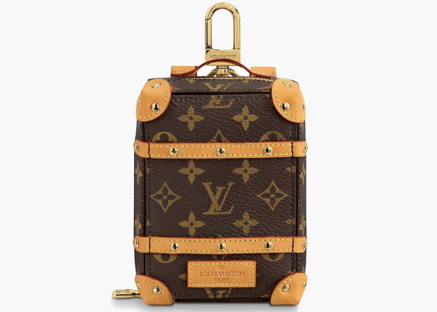 Authentic Louis Vuitton Bag Charm Key holder Soft Trunk Backpack Monogram  Eclips