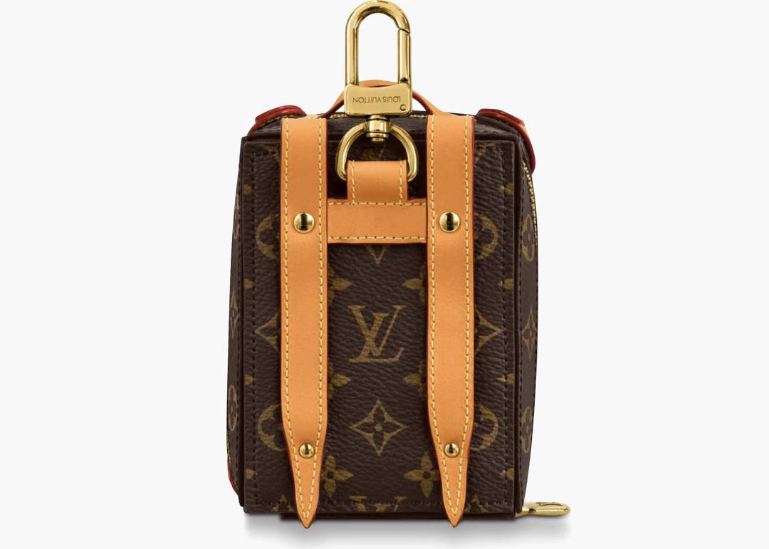 Louis Vuitton Bag Charm Portocre Teddy Bear Gold Brown Multicolor Monogram  M63758 Leather GP LOUIS VUITTON Key Holder Backpack Holiday Season Limited