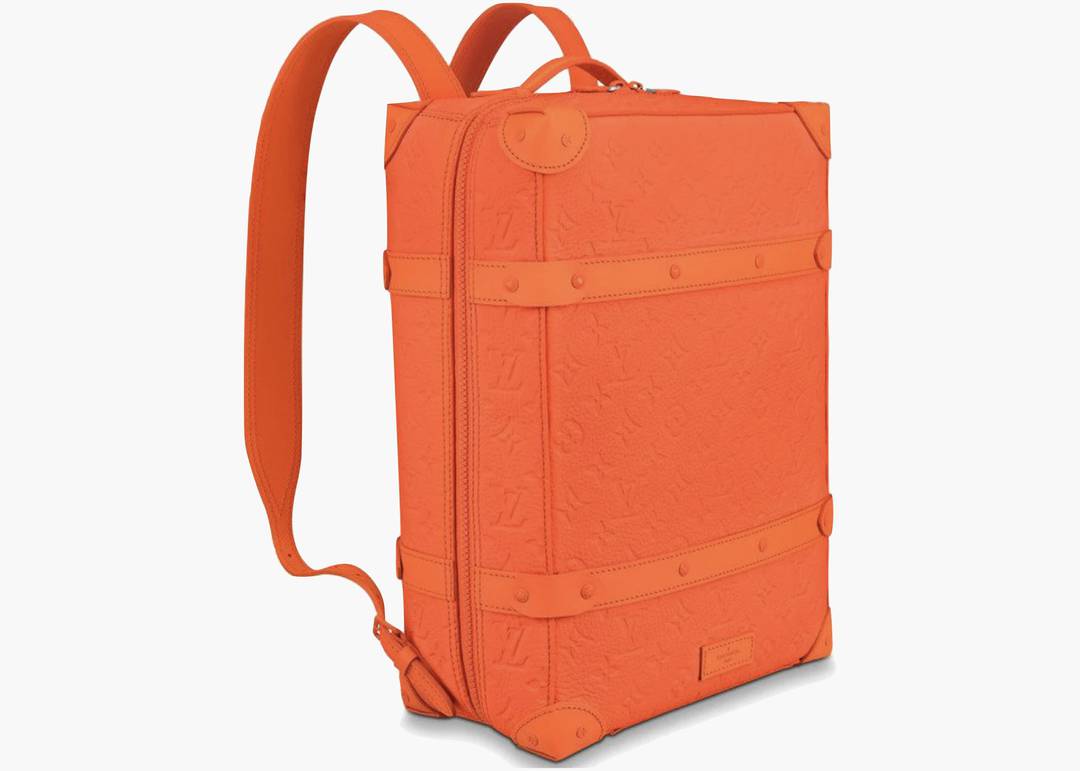 Louis Vuitton Soft Trunk Backpack Monogram MCA Orange in Taurillon Leather  with Orange