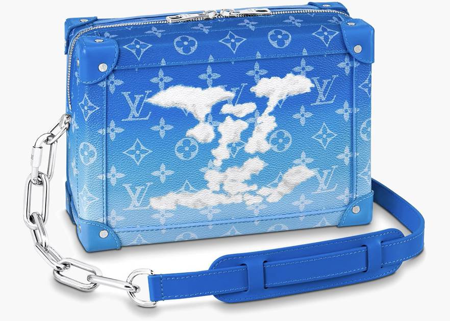 Louis Vuitton Virgil Abloh Blue Monogram Clouds Coated Canvas Soft Trunk  Wallet Silver Hardware 2020 Available For Immediate Sale At Sothebys