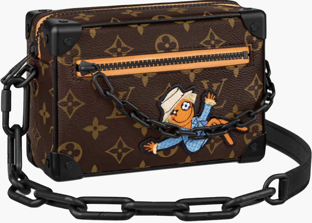 Louis Vuitton Soft Trunk Mini in Coated Canvas with Blacktone