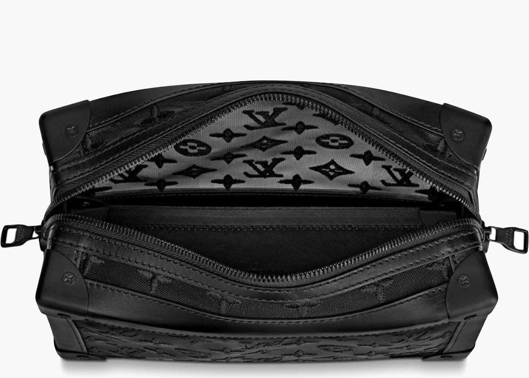 Louis Vuitton Soft Trunk Monogram Mesh Black in Mesh/Leather with Matte  Black