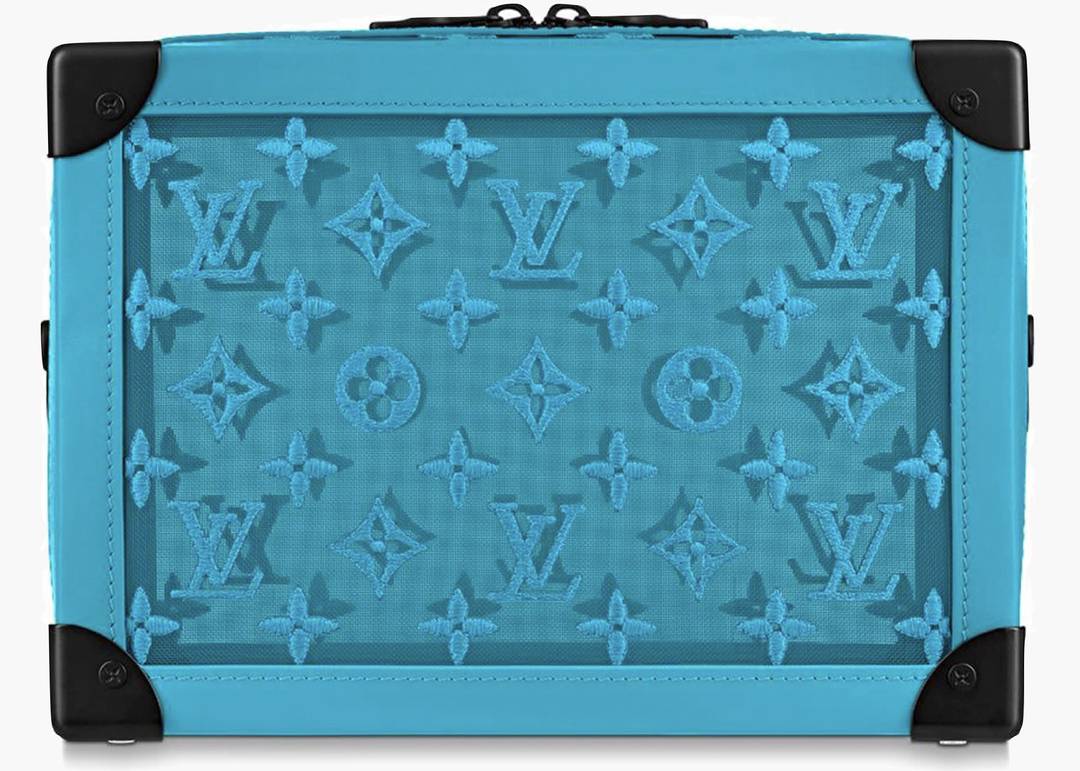 Louis Vuitton Soft Trunk Monogram Mesh Black for Men