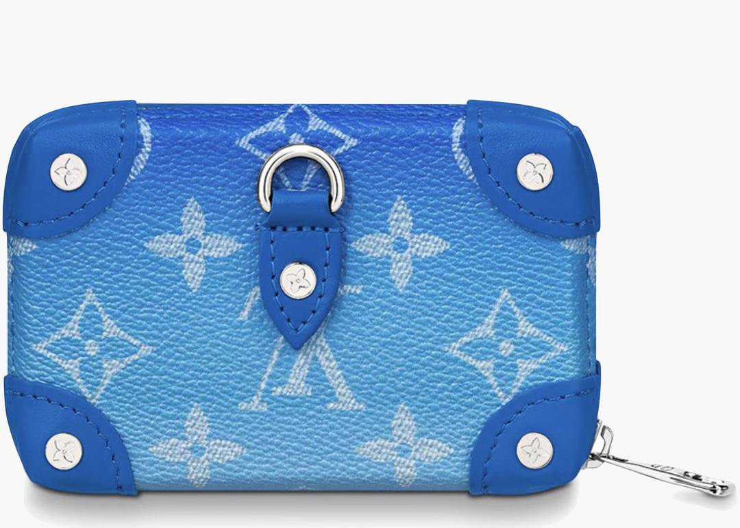 Louis Vuitton Soft Trunk NW Clouds Monogram Blue in Coated Canvas with  Silver-tone