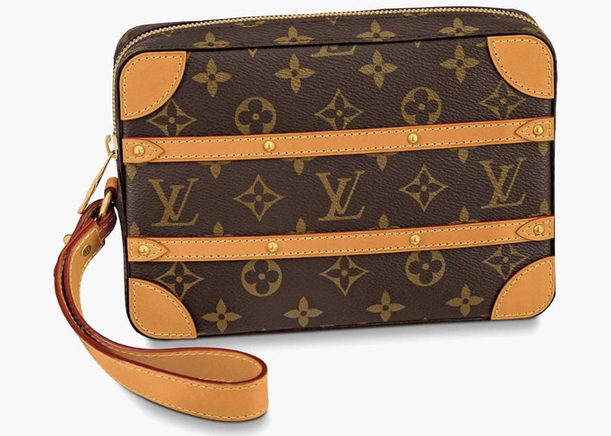 Louis Vuitton Limited Monogram Soft Trunk Pouch Wristlet Toiletry