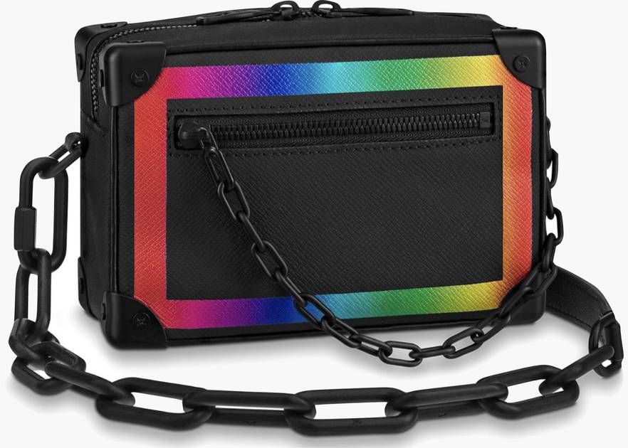 Louis Vuitton Soft Trunk Taiga Mini Black/Rainbow – Savonches