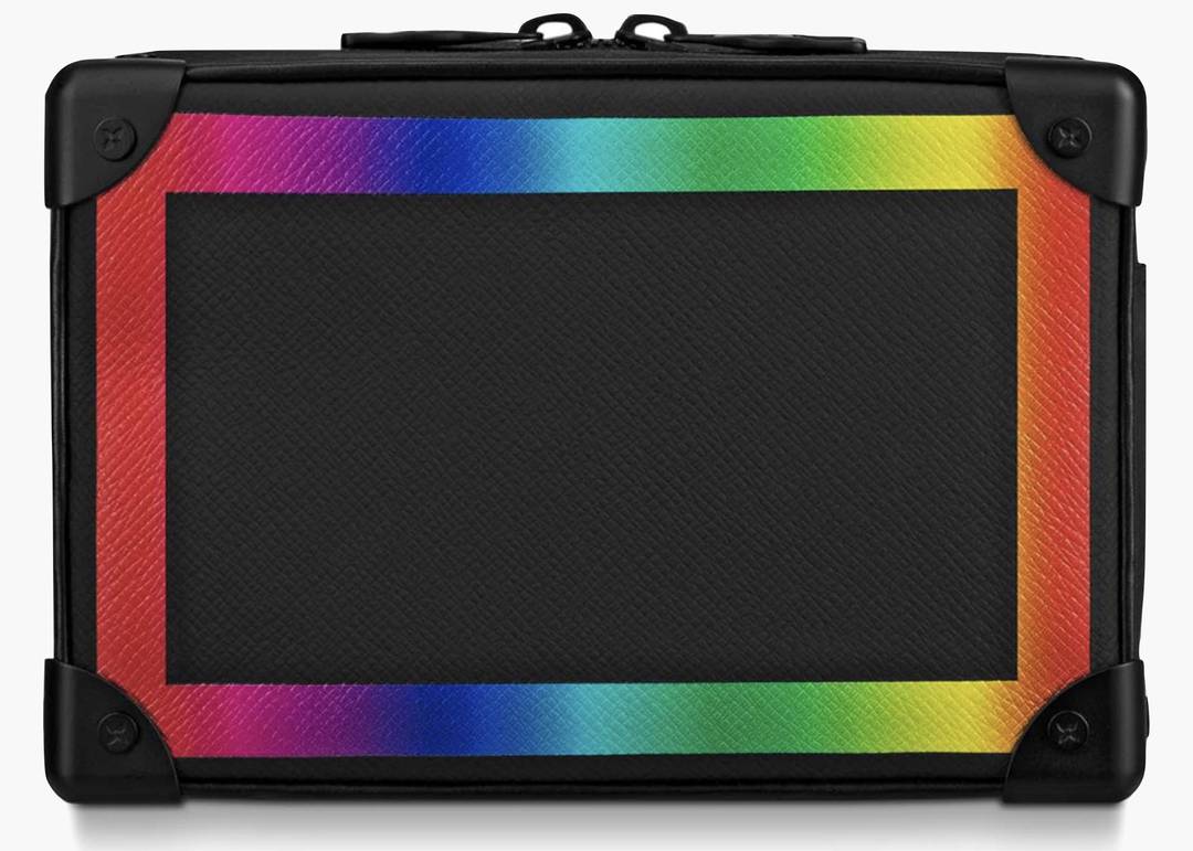 Louis Vuitton Soft Trunk Taiga Mini Black/Rainbow – Savonches