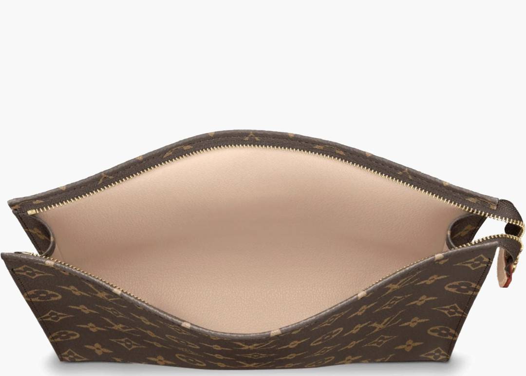 Louis Vuitton Toiletry Pouch 26 Monogram Brown in Coated Canvas