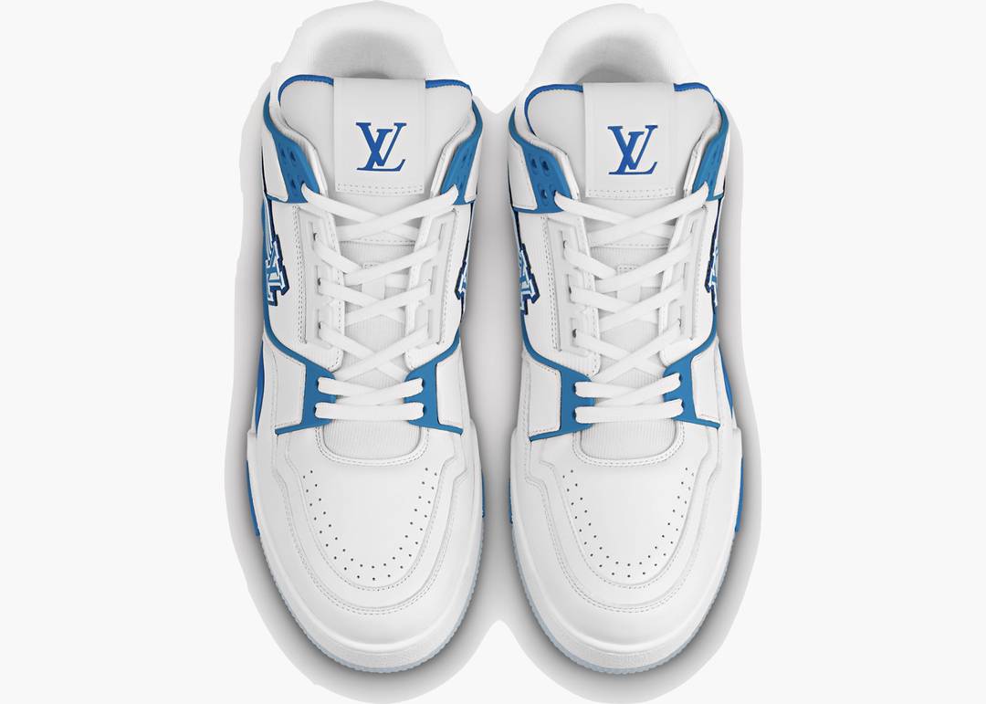 Louis Vuitton Trainer 'Azur Stone' Sneakers - White Sneakers