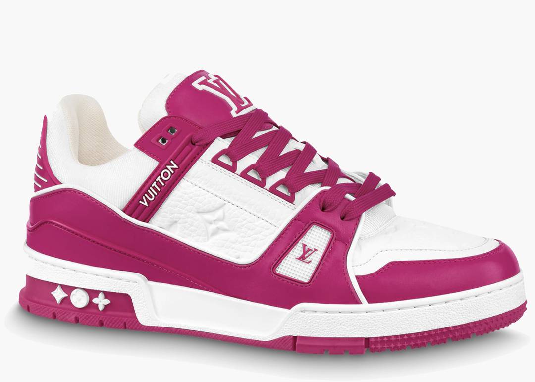 sneakers louis vuitton rosa