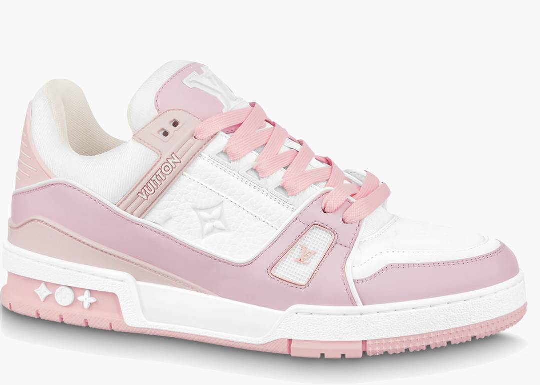 louis vuitton trainer pink