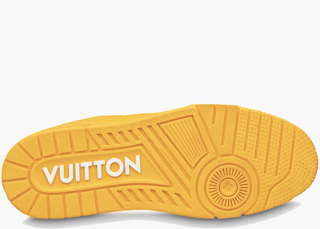 Louis Vuitton Trainer Yellow Embossed Monogram