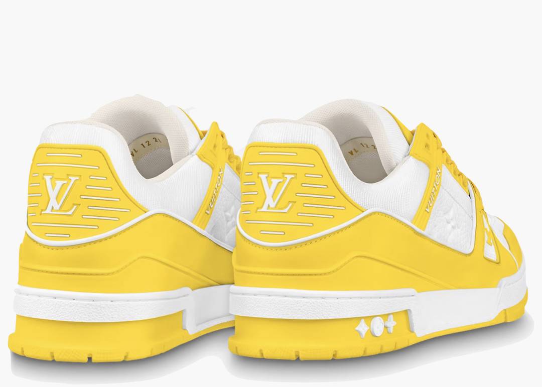 Louis Vuitton Trainer Yellow White Monogram | Hype Clothinga Louis Vuitton Trainer Yellow White Monogram | Hype Clothinga