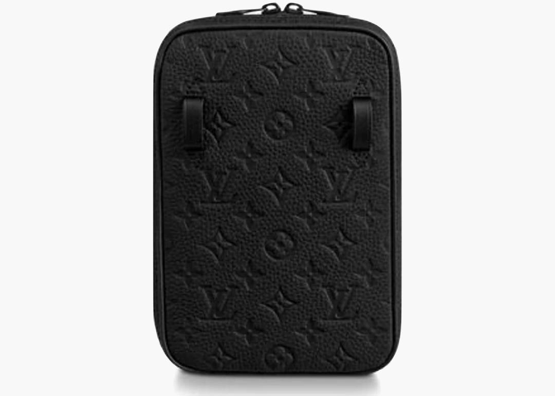 Louis Vuitton Utility Side Bag Monogram Absolute Black