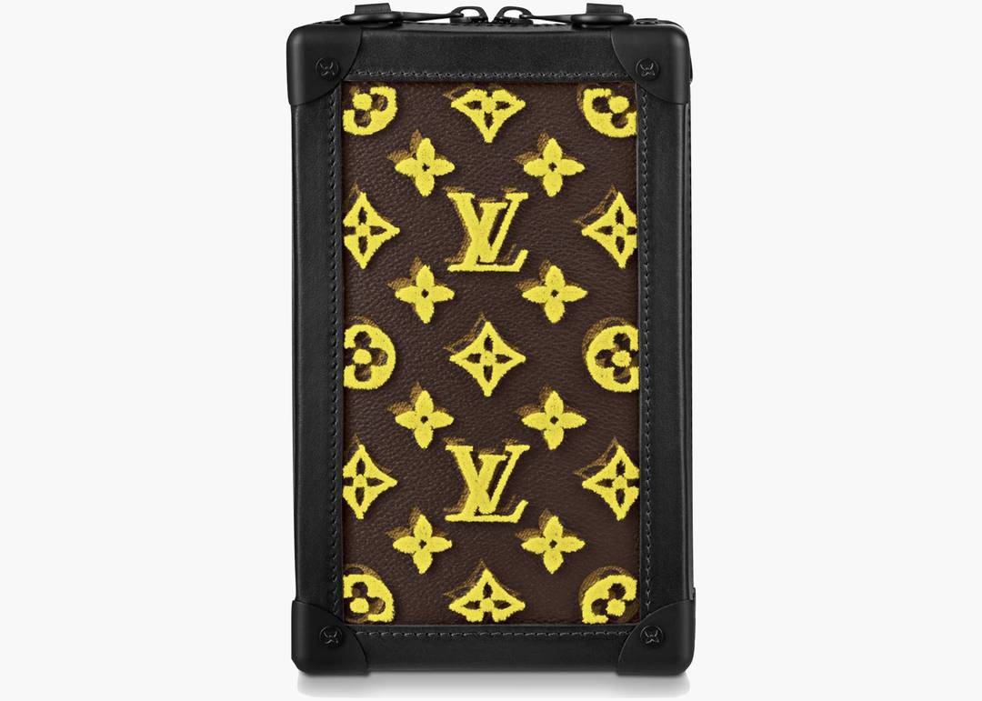 Louis Vuitton Vertical Soft Trunk Monogram Tuffetage Yellow in