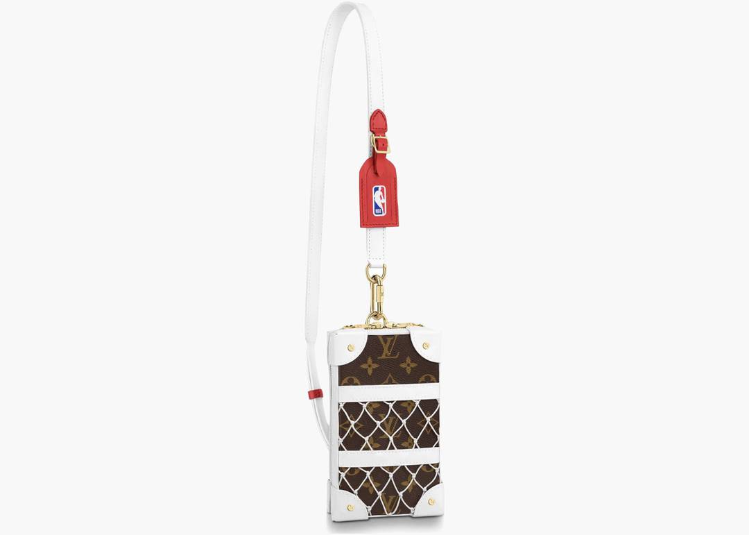 100% Authentic Louis Vuitton x NBA Soft Trunk Phone Box Antarctica MB0101  Bag