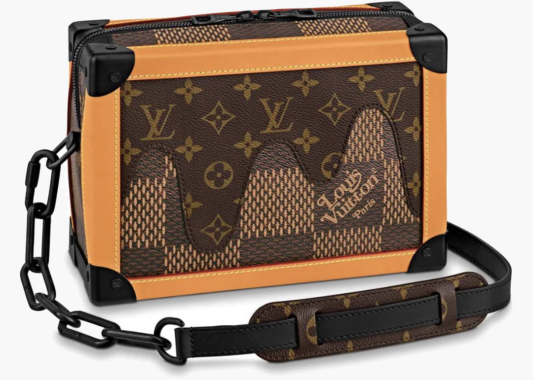 Louis Vuitton x Nigo Soft Trunk Damier Ebene Giant Brown in Coated Canvas  with Black-tone