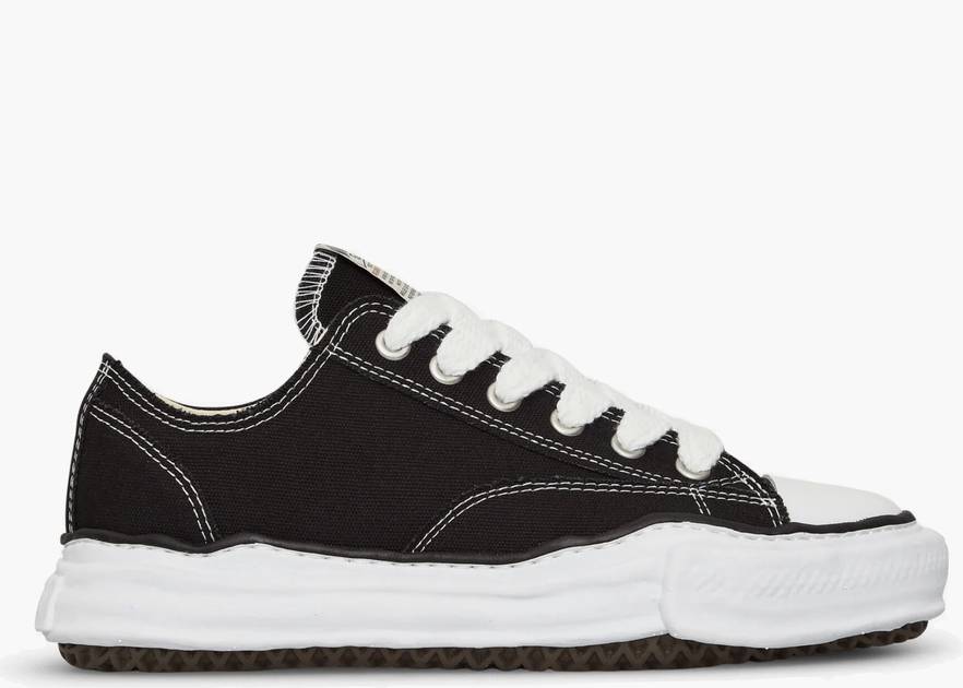 Mihara Yasuhiro Peterson OG Sole Canvas Low Black | Hype Clothinga