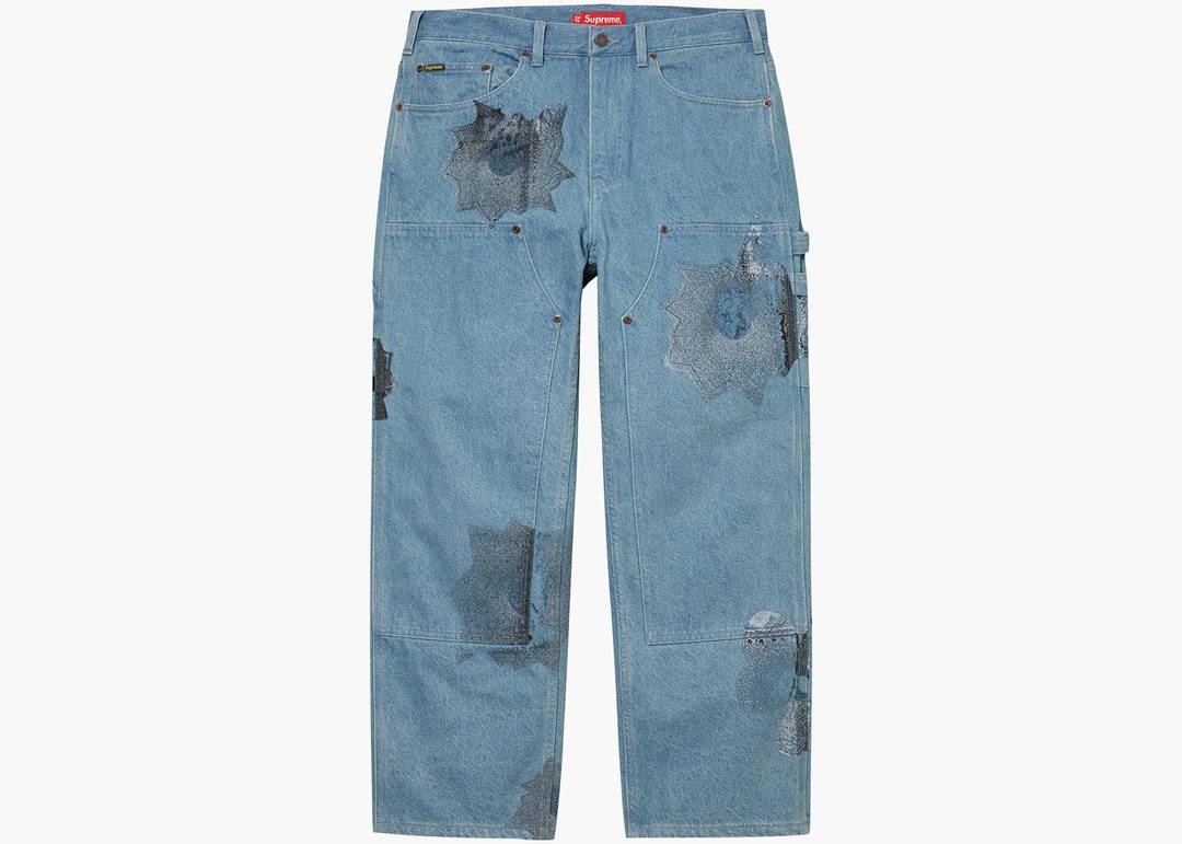 Supreme Nate Lowman Double Knee Painter Pant Denim | Hype Clothinga