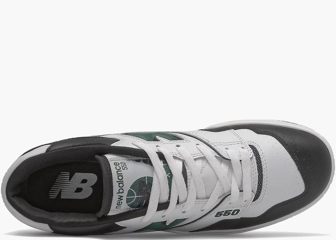 New Balance 550 White Green Black 