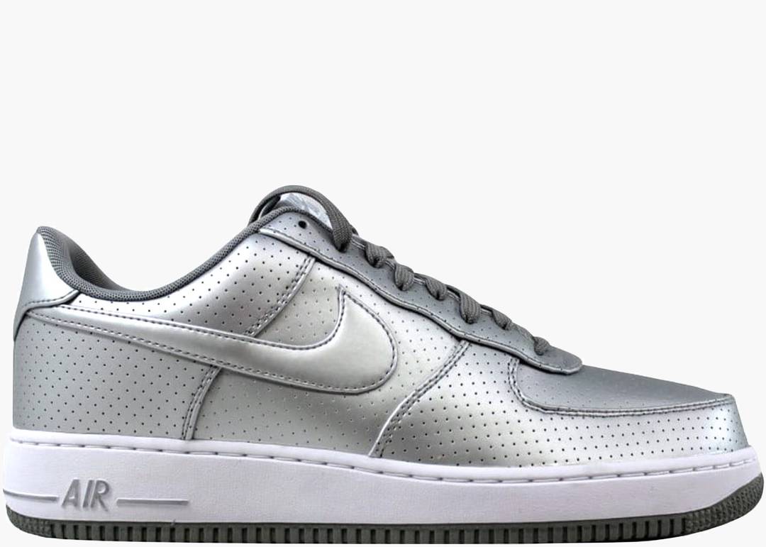 Nike Air Force 1 07 LV8 AF1 Split Light Silver Deep Royal Men Casual  FD2592-001