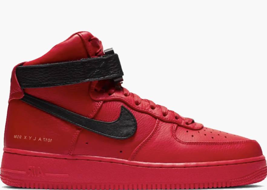 Nike Air Force 1 High 1017 ALYX 9SM Red Black | Hype Clothinga