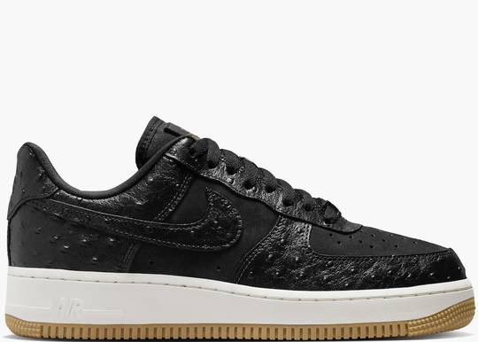 Nike Air Force 1 Low '07 Black Ostrich Gum (W) DZ2708-002 Hype Clothinga Limited Edition