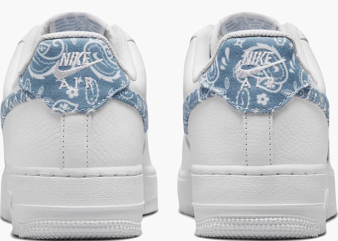 Nike Air Force 1 Low '07 Essential White Worn Blue Paisley (W