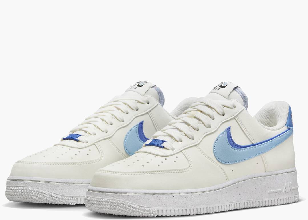 air force 1 blue swoosh