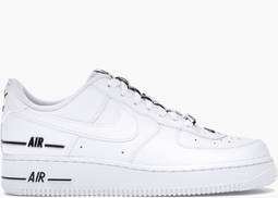 Nike Air Force 1 '07 LV8 3 Double Air White Black Men Size 15 CJ1379-100