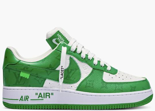 Nike Air Force 1 Low Louis Vuitton White Green