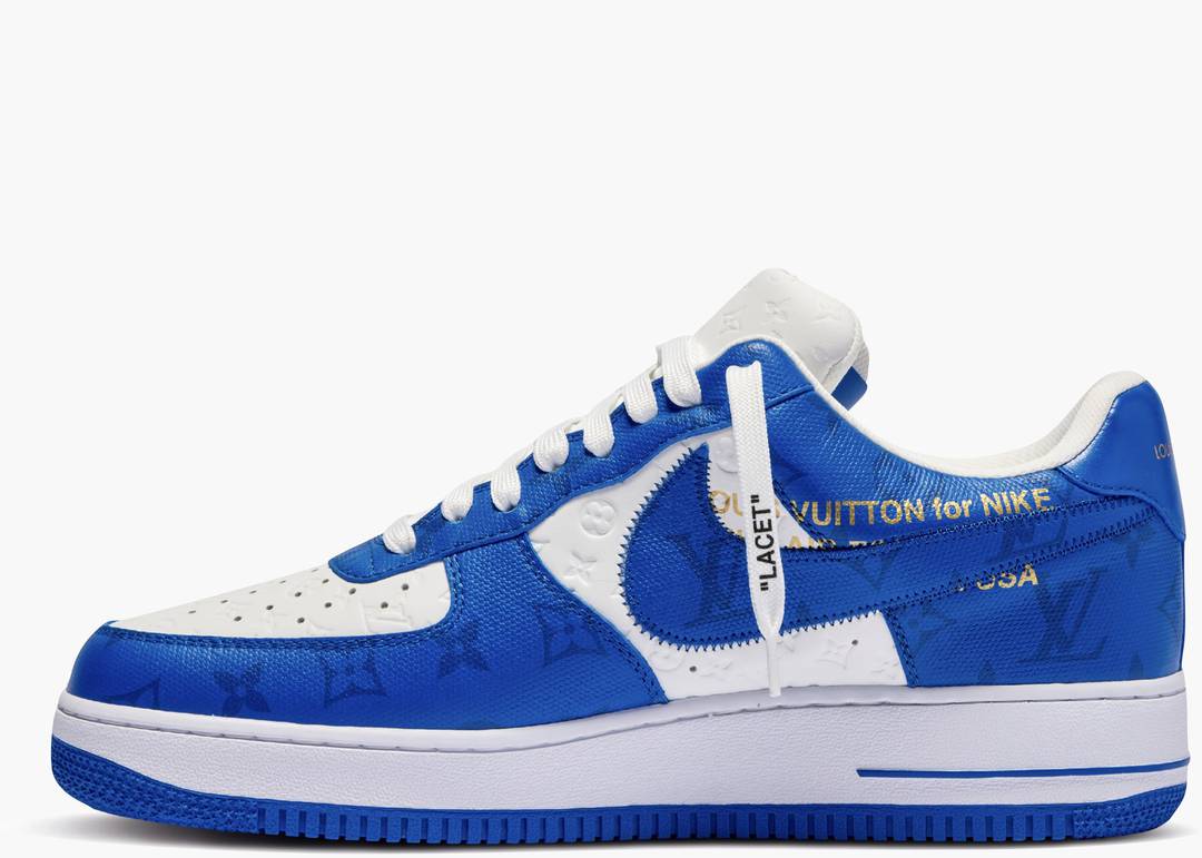 Louis Vuitton Virgil Abloh x Nike Air Force 1 Sneakers 43 / 10